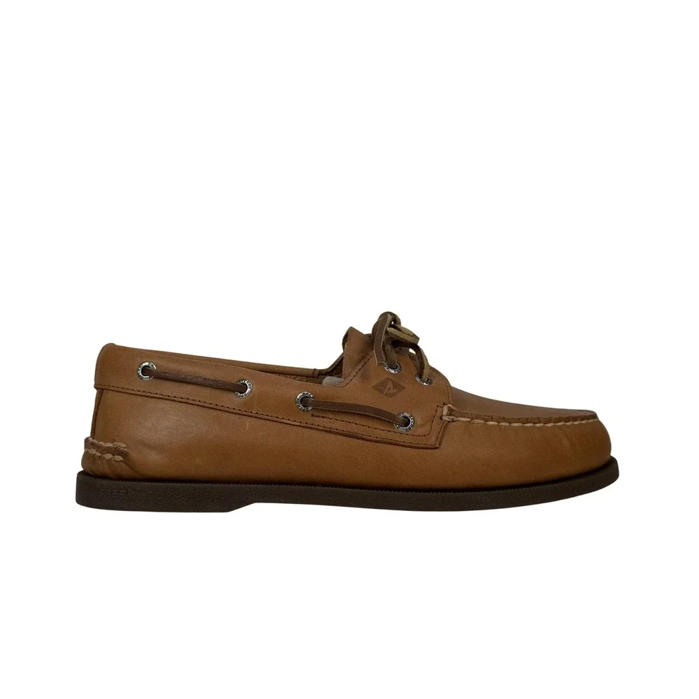 Sperry Authentic Original Boat Shoes Mens 10 XW Extra Wide Sahara Leather 2 Eye